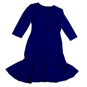 Ann Taylor size 6 professional dress in navy blue
